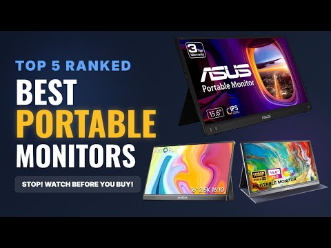 Top 5 Best Selling Portable Monitors for Work & Gaming – 144Hz, 2.5K & One-Cable USB-C Picks