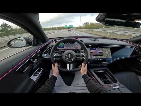 2024 Mercedes E-Class AMG Line 2024 Test Drive POV | Ambience Binaural Sound