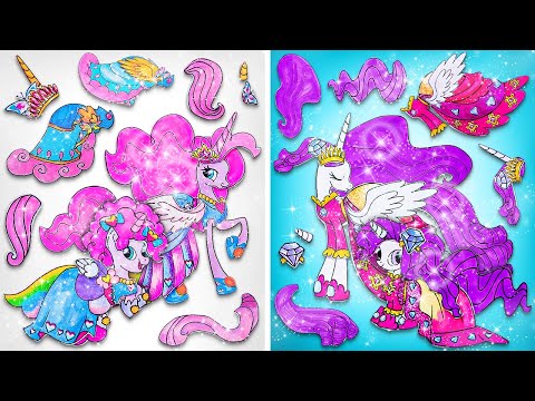 From Poor Ponies Into Fabulous Princesses🦄 |Cute Makeover & Crafts by Slick Slime Sam's Maker World