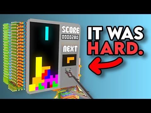 I Made RGB Tetris with just Redstone!