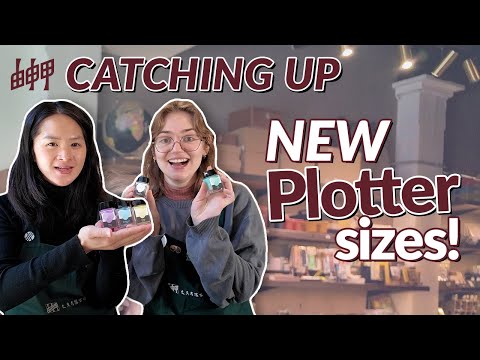 New PLOTTER Sizes, Sailor Hocoro Brush, Creamy Inks & More Ghost Stationery!