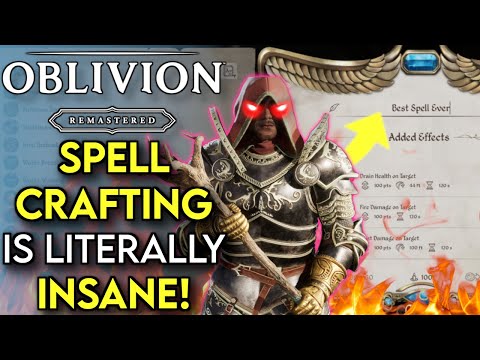 Best CUSTOM Spells + How To Unlock Spell Crafting In Oblivion Remastered | Oblivion Remastered Tips