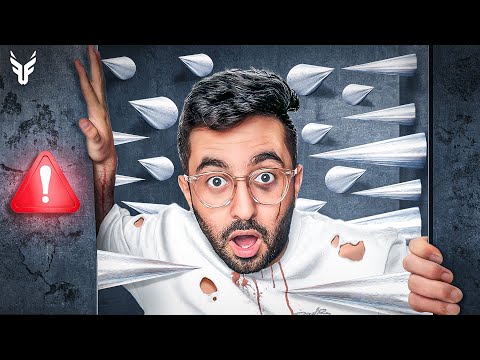 اخر شخص يطلع من سجن السكاكين يفوز🗡️🔥( السجن يصغر حجمه!!🤯)