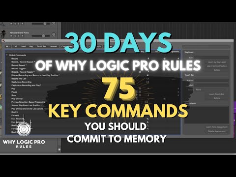 The Top 75 Key Commands You Should Commit to Memory in Logic Pro X
