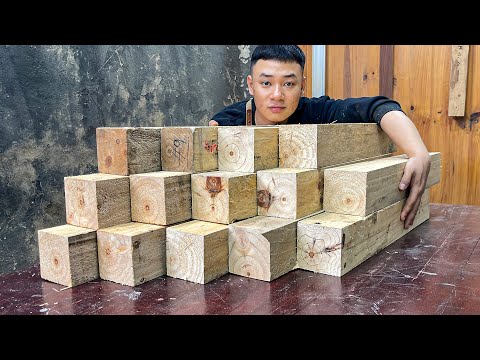 That's So Great Watch: This Guy Magically Transform Old Pallet Boxes Into Beautiful Furniture