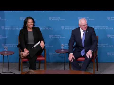 Tim Walz Holds Town Hall Discussion at Harvard