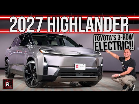 The 2027 Toyota Highlander Is A Reborn Built In America 3-Row Electric Family SUV