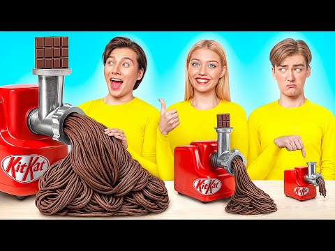 Big, Medium and Small Plate Challenge | Who Wins the Cooking War by Multi DO Joy