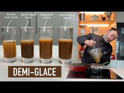 The real demi-glace, explained by a French chef: SAUCE vs. BASE