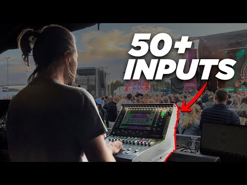 How I Mix 50 Inputs On 12 Faders
