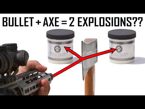 Splitting Rifle Bullets with an Axe! - Ballistic High-Speed