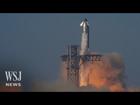 Watch: SpaceX’s Massive Starship Rocket Blasts Off in Ninth Flight Test | WSJ News
