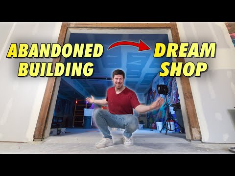 Abandoned Building to Dream Shop Renovation (ep. 01)