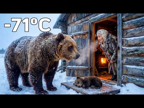 🐻 A Wild Bear Brought Her Sick Cub to This 80 Year Old Woman's Door in 71°C Siberia