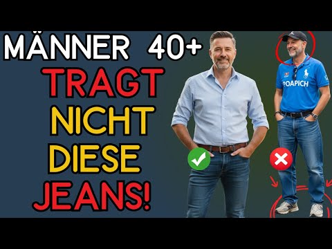 So trägst du dunkle Jeans stilvoll und lässig – ab 40 | Mode für Männer 40+