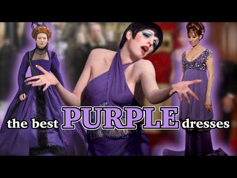 15 of the best purple dresses in cinematic history 💜🍇☂️