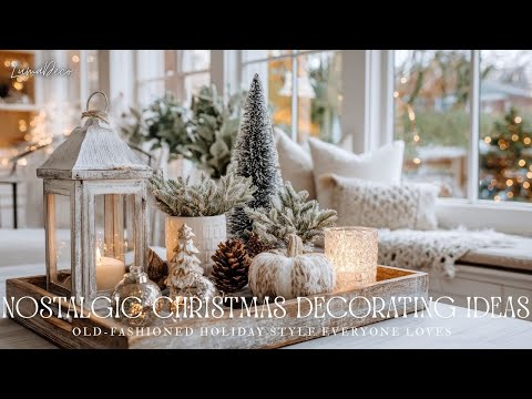 Traditional Christmas Decor That Never Goes Out of Style || A Beautiful Nostalgic Holiday Home