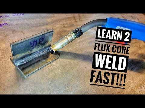 Learn to Make (Perfect) FLUX CORE Welds FAST:( How To Stack Dimes)