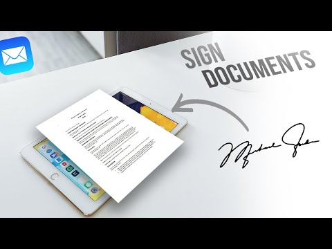 How to Sign Documents on iPad Email (multiple ways)