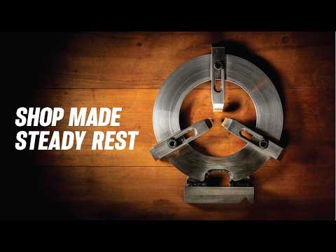 I made a steady rest because I suck at planning