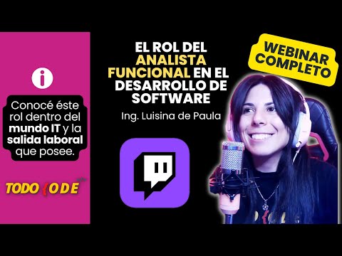 🔴 WEBINAR: El Rol del ANALISTA FUNCIONAL en el DESARROLLO DE SOFTWARE 💻