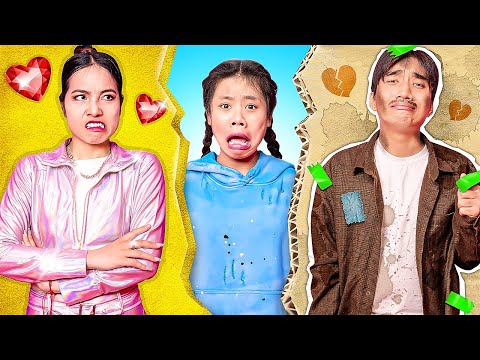 Mamá Rica Vs Papá Pobre! Mi Mamá Popular No Me Ama