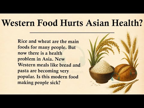 Rice vs. Wheat: Is Western Food Destroying Asian Health? ||🌾Learn English Through Story Level 3