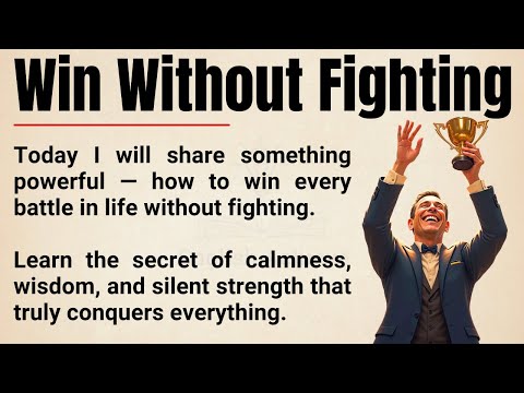 Win Without Fighting 🔥 || The Secret Power of Calmness, Silence & Self Mastery || Graded Reader ✅