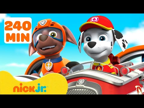 PAW Patrol | Begleite die PAW Patrol für 240 Minuten! mit Marshall & Zuma 🚒 | Nick Jr. Deutschland