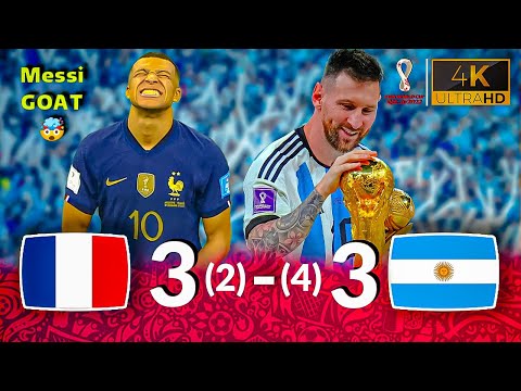 الأرجنتين و فرنسا ملخص | أعظم نهائي في تاريخ | كأس العالم 2022 [ بتعليق مجنون من عصام الشوالي  4k]