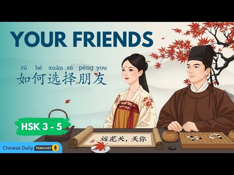 HSK 3-4| 你的朋友,你的未来 | How Friends Shape Your Life | Chinese Daily Podcast