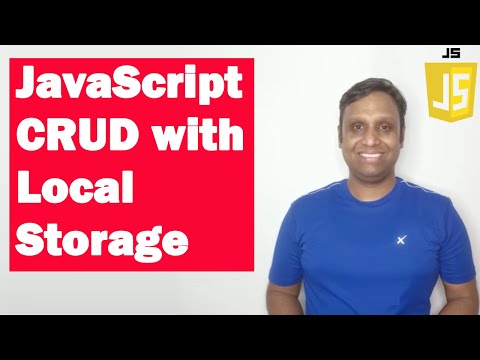 JavaScript CRUD with Local Storage