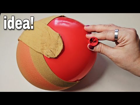 Genius DIY Using a Balloon and Women’s Tights! 🥰
