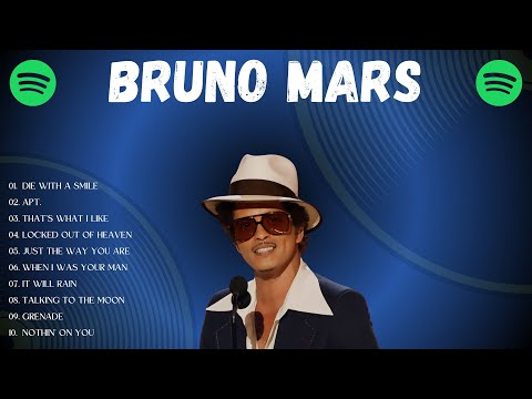 Bruno Mars Playlist 2026 💥 - Top 10 Most Streamed Songs ⭐️ - Bruno Mars Top Songs 2026 Playlist 💥