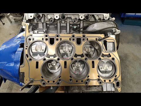 Audi A8 D4 w12 6,3 CEJA Капитальный ремонт двигателя. Сборка.