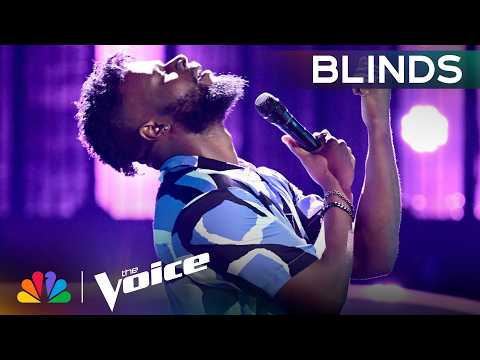 Moses G. Brings RASP to Rod’s Stewart’s “Forever Young” | The Voice Blind Auditions | NBC