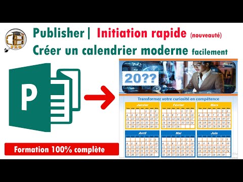 PUBLISHER | Créer un Calendrier moderne et professionnel facilement