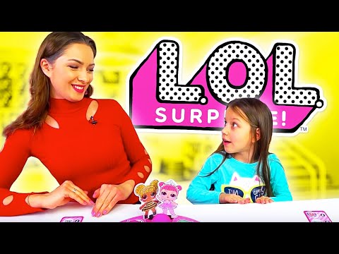 LOL CHALLENGE Лол Челлендж Кто Первый Оденет Куклу LOL Surprise Dolls Board Game /// Вики Шоу