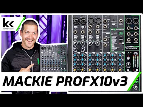 Mackie ProFX10v3 Audio Mixing Console | Setup & Review