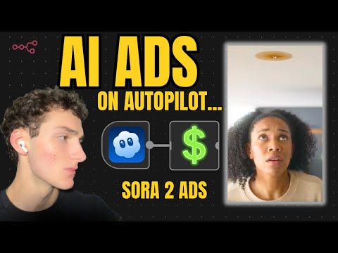 I Built an AI System That Creates Ads Automatically (Sora 2 + n8n)