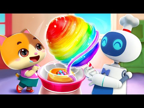 Colorful Snack Robot | Healthy Habits | Kids Cartoon | Useful Stories for Kids | Mimi and Daddy