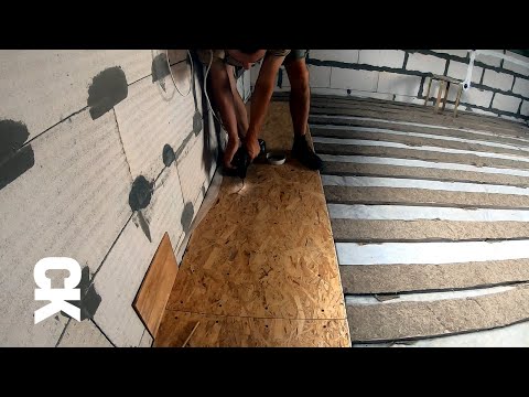 Черновой пол по балкам своими руками
