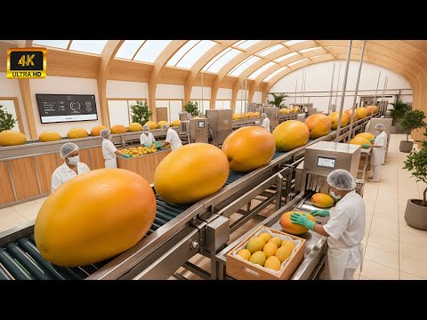 Inside a Modern Mango Snack Factory: From Fresh Fruit to Dried Gold (Factory Process)