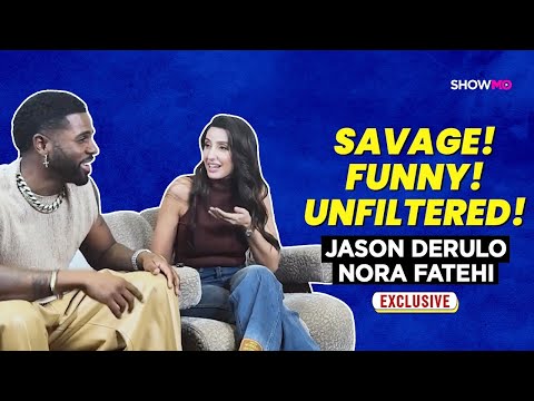 Jason Derulo and Nora Fatehi MOST fun, savage interview | Snake | Indian chicken tandoori