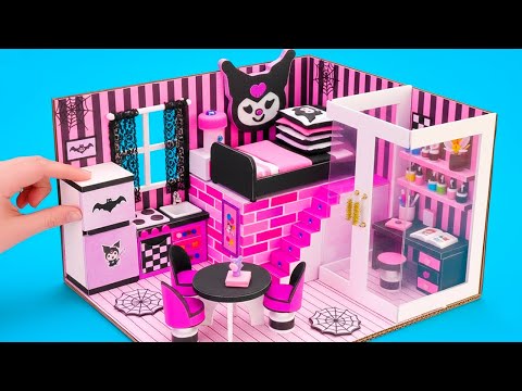 π Kuromiβs Kawaii Dream House! π Cardboard Build + DIY Blind Bags