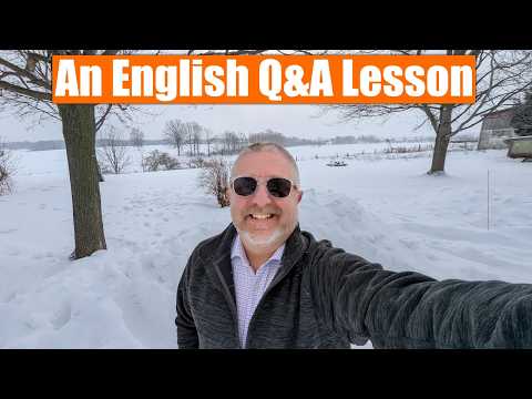 A Live English Lesson with Bob - Bring Your Questions!