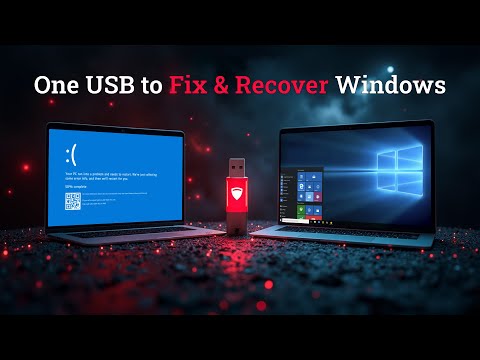 Fix ANY Windows 10/11 Crash with Hirens Boot PE!