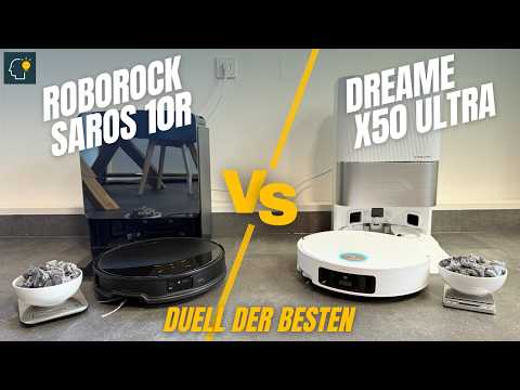 Roborock Saros 10R vs. Dreame X50 Ultra Complete & Master | Honest long-term test – Who wins?