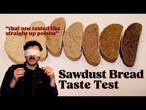 Can I taste between different species of sawdust baked into loaves of bread?