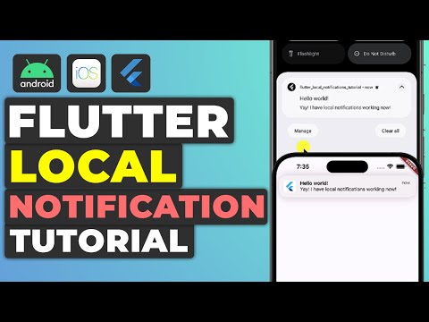 Flutter Local Notification Tutorial | iOS & Android Notification Tutorial